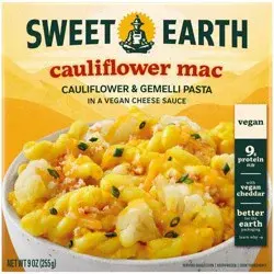 SWEET EARTH NATURAL FOODS Sweet Earth Vegan Frozen Cauliflower Mac - 9oz