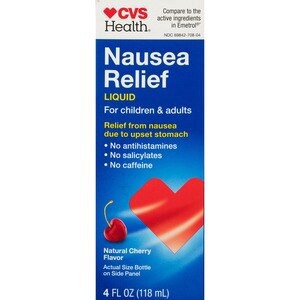 slide 1 of 1, CVS Health Nausea Relief Liquid, Cherry, 4 Oz, 1 ct