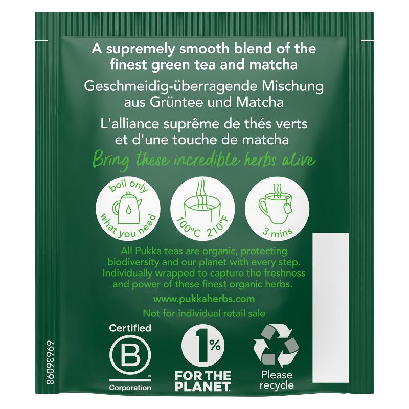 slide 2 of 6, Pukka Supreme Matcha Green Organic Tea Bags - 20ct, 20 ct