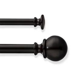 66"-120" Ball Double Curtain Rod Oil Rubbed Bronze - Threshold™