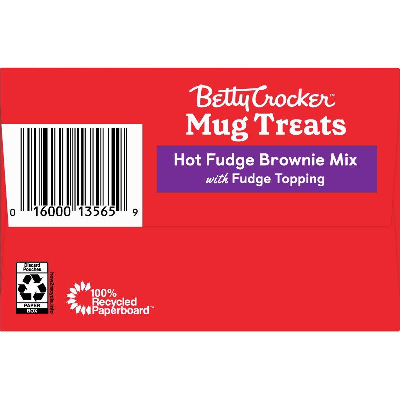 slide 6 of 8, Betty Crocker Mug Treats Hot Fudge Brownie Cake Mix - 13.9oz/4ct, 13.9 oz, 4 ct