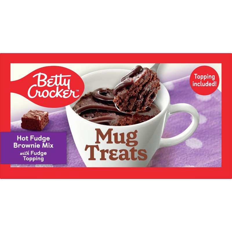 slide 7 of 8, Betty Crocker Mug Treats Hot Fudge Brownie Cake Mix - 13.9oz/4ct, 13.9 oz, 4 ct