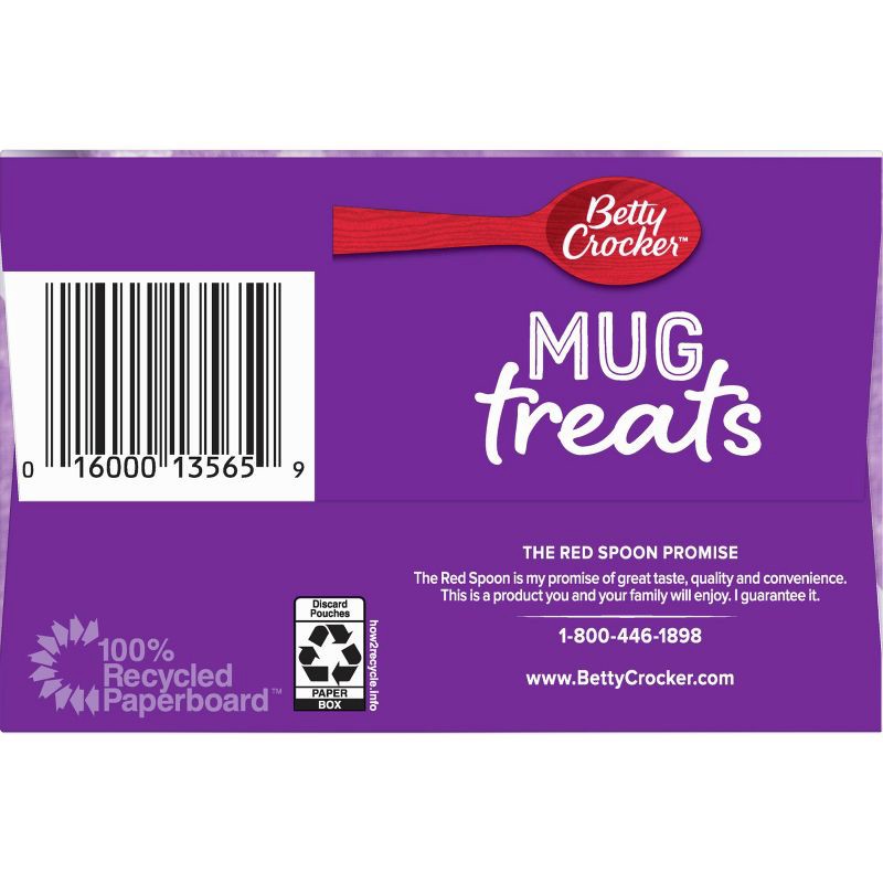 slide 8 of 8, Betty Crocker Mug Treats Hot Fudge Brownie Cake Mix - 13.9oz/4ct, 13.9 oz, 4 ct