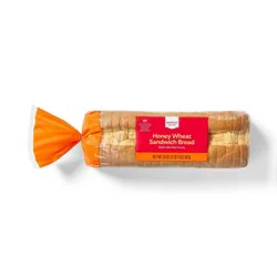Honey Wheat Sandwich Bread - 20oz - Market Pantry™