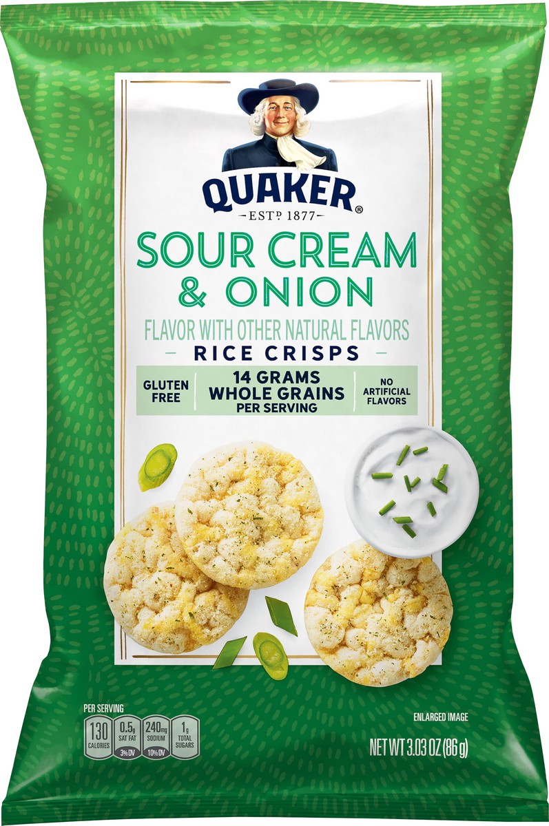 slide 1 of 5, Quaker Rice Crisps, 3.03 oz