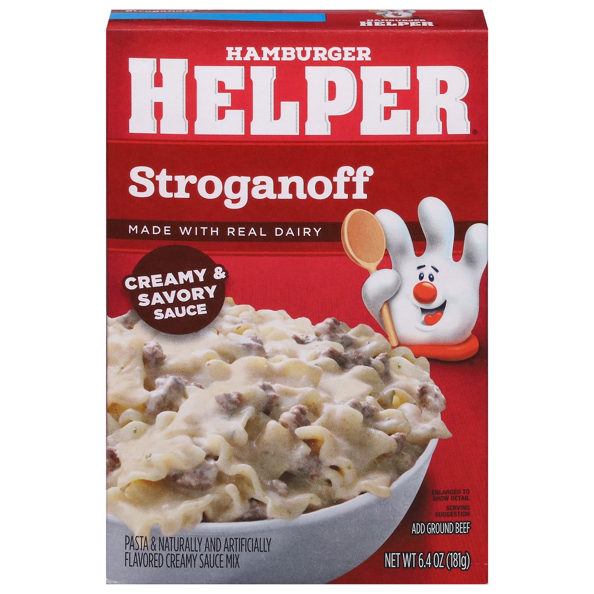 slide 1 of 14, Hamburger Helper Stroganoff Pasta and Sauce Mix 6.4 oz, 6.4 oz