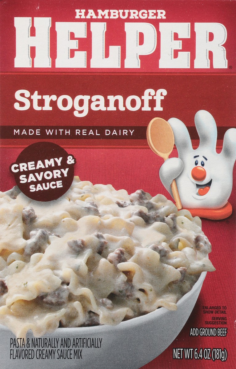 slide 10 of 14, Hamburger Helper Stroganoff Pasta and Sauce Mix 6.4 oz, 6.4 oz