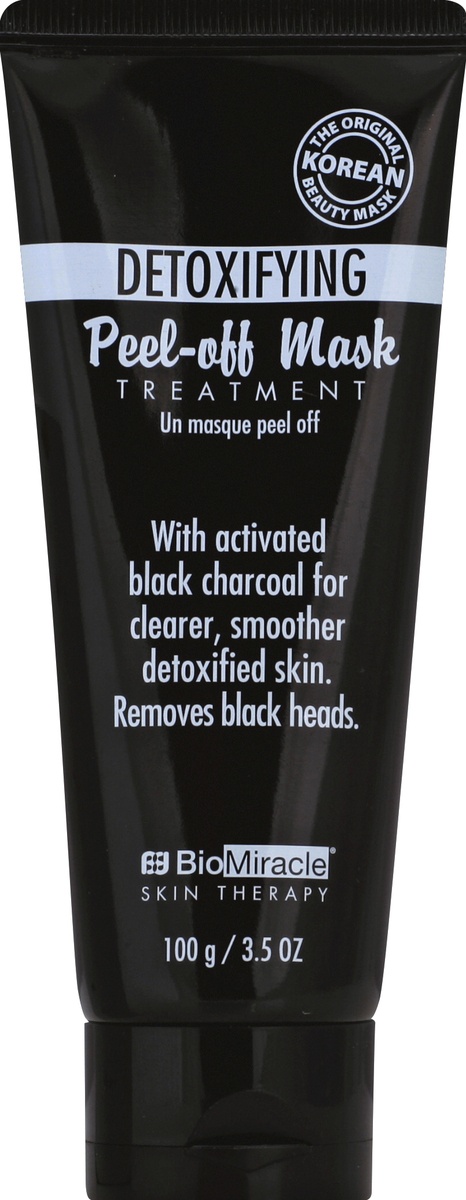 slide 2 of 2, BioMiracle Skin Therapy Detoxifying Peel-Off Mask Treatment, 4 oz