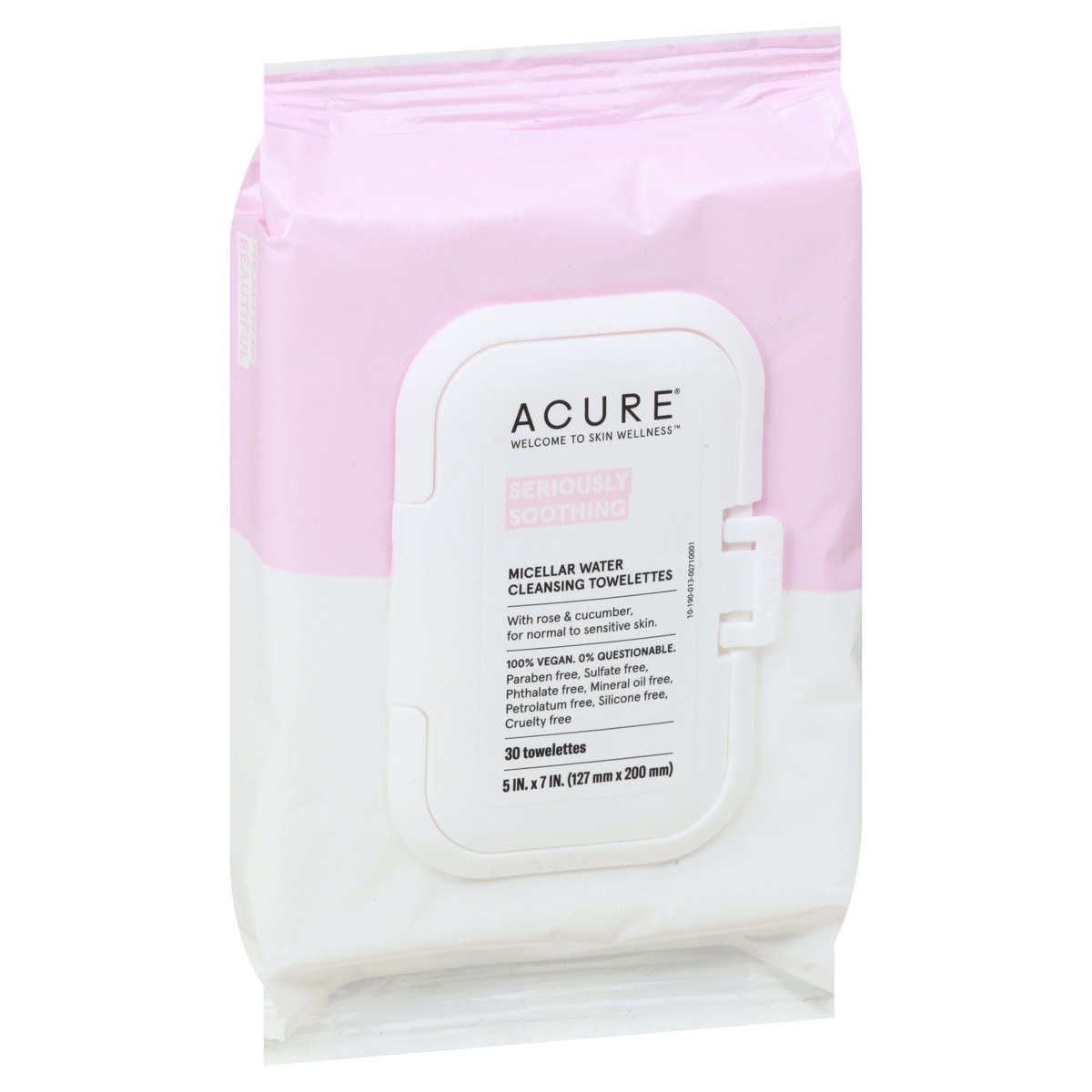 slide 2 of 9, ACURE Seriously Soothing Micellar Water Towelettes, 30 ct