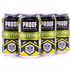 Proof Brewing Co. Proof Eight Five-0 Pale Ale Beer - 6pk/12 fl oz Cans