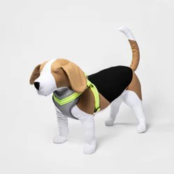 Standard Mesh Comfort Dog Harness - Gray/Neon - M - Boots & Barkley™