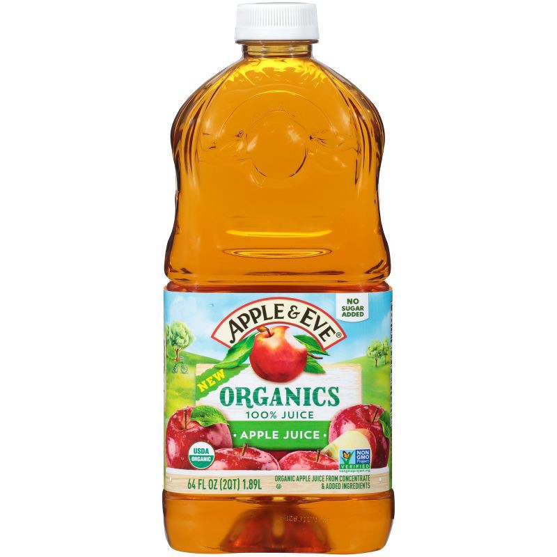 slide 1 of 3, Apple & Eve 100% Juice Apple - 64 fl oz Bottle, 64 fl oz