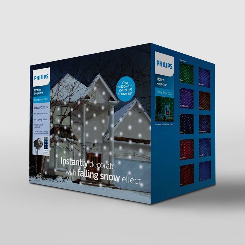 slide 2 of 6, Philips Christmas LED Motion Projector, 1 ct