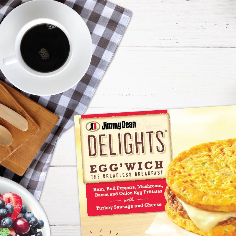 slide 3 of 9, Jimmy Dean Farmhouse Frozen Frittata Sandwich - 4ct, 4 ct