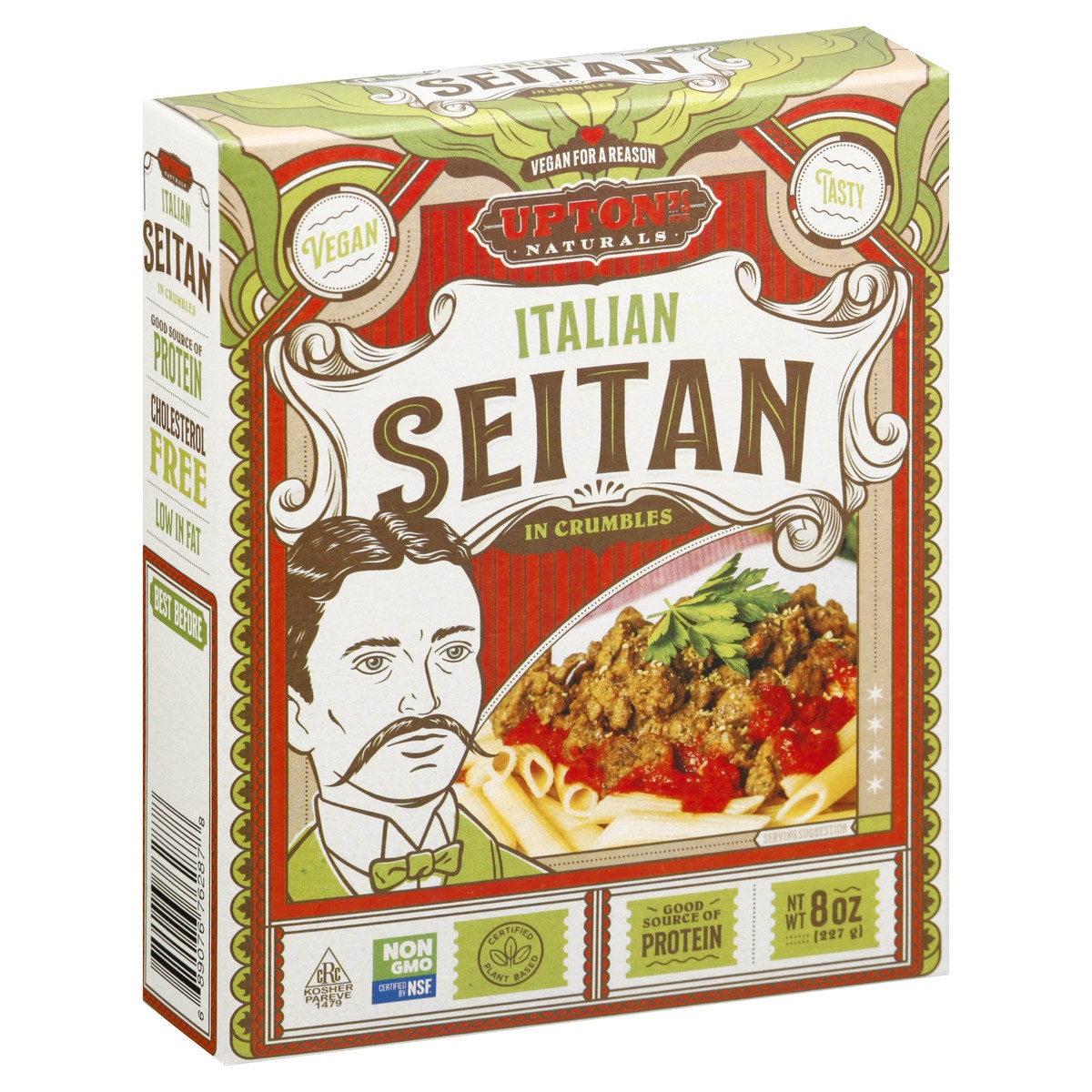 slide 4 of 9, Uptons Naturals Naturals Italian Seitan, 8 oz