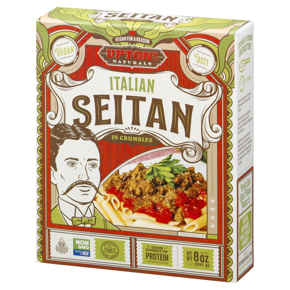 slide 6 of 9, Uptons Naturals Naturals Italian Seitan, 8 oz