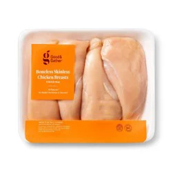 Fresh All Natural Boneless & Skinless Chicken Breast - 2.25-3.25lbs - price per lb - Good & Gather™