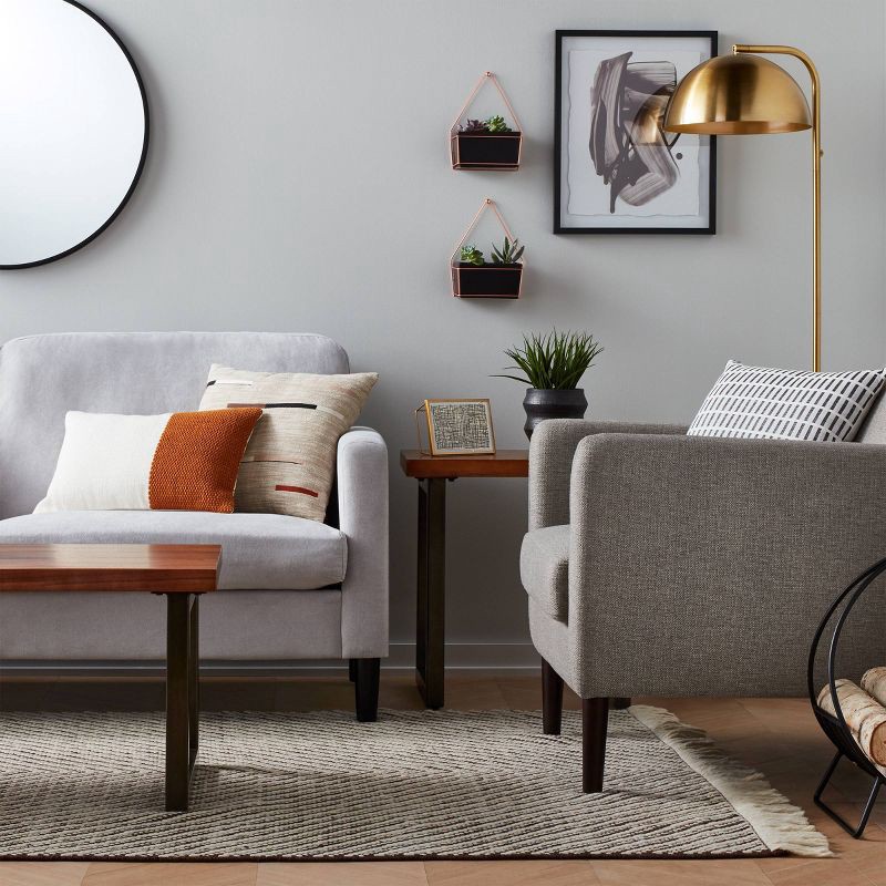 slide 4 of 4, 4" x 6" Frame with Symmetrical Wire Back Brass - Threshold™, 1 ct