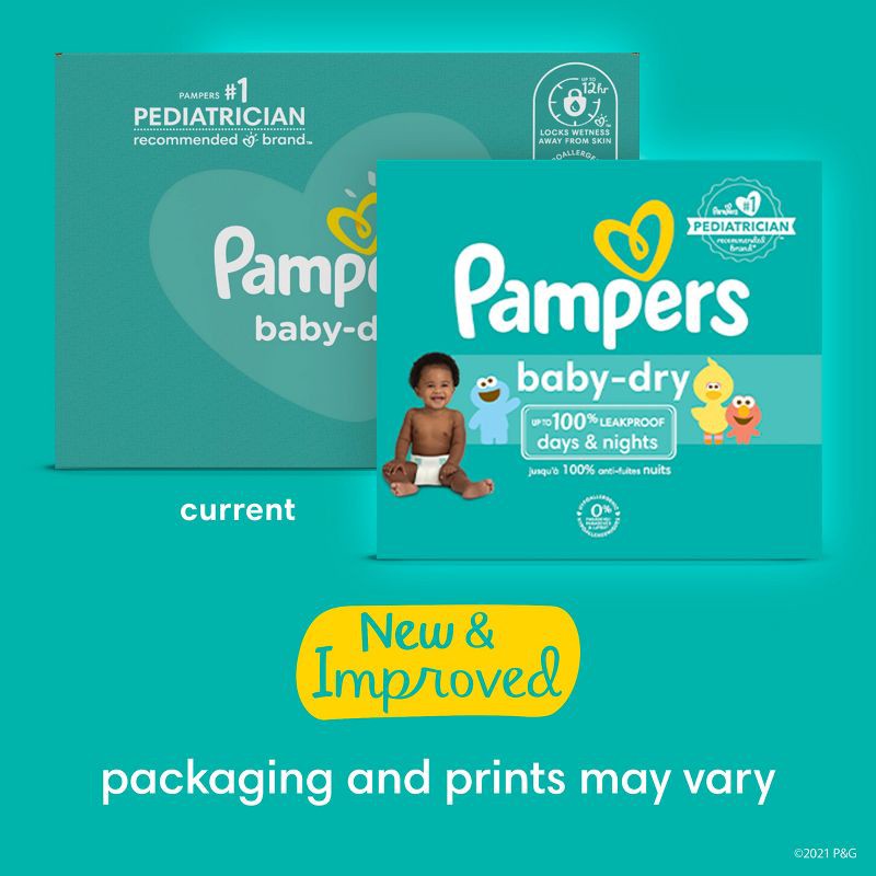 slide 3 of 15, Pampers Baby Dry Diapers Pack - Size 6 - 112ct, 112 ct