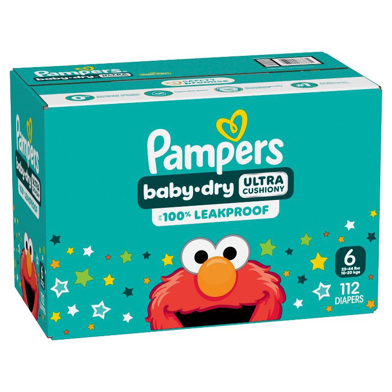 slide 14 of 16, Pampers Baby Dry Diapers Pack - Size 6 - 112ct, 6 x 112 ct