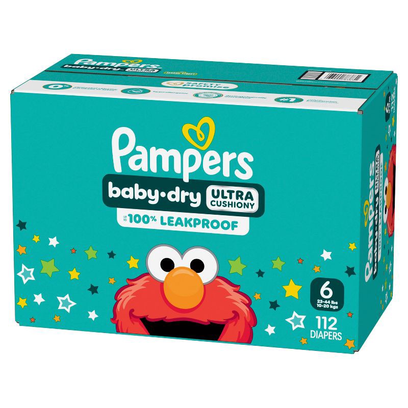 slide 15 of 16, Pampers Baby Dry Diapers Pack - Size 6 - 112ct, 6 x 112 ct