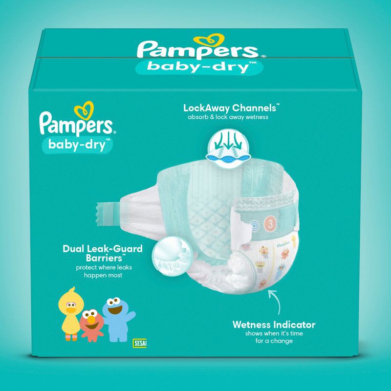 slide 15 of 15, Pampers Baby Dry Diapers Pack - Size 6 - 112ct, 112 ct