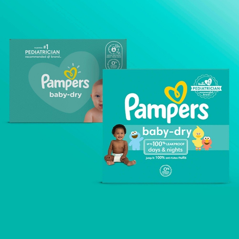 slide 10 of 12, Pampers Baby Dry Diapers Enormous Pack - Size 6 - 112ct, 112 ct