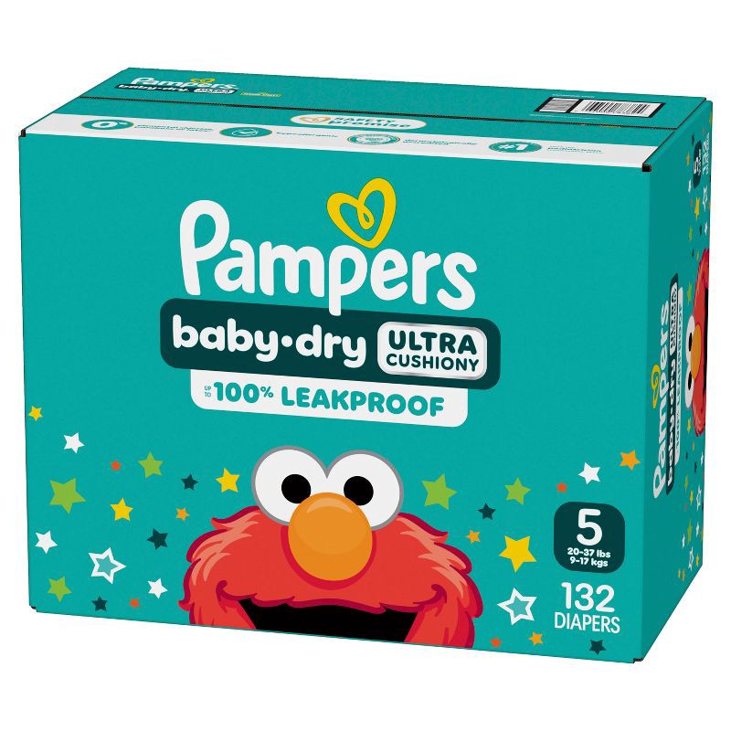 slide 16 of 16, Pampers Baby Dry Diapers Pack - Size 5 - 132ct, 5 x 132 ct