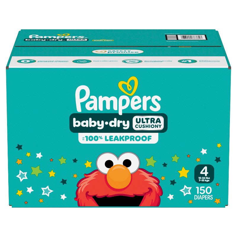 slide 16 of 16, Pampers Baby Dry Diapers Pack - Size 4 - 150ct, 4 x 150 ct