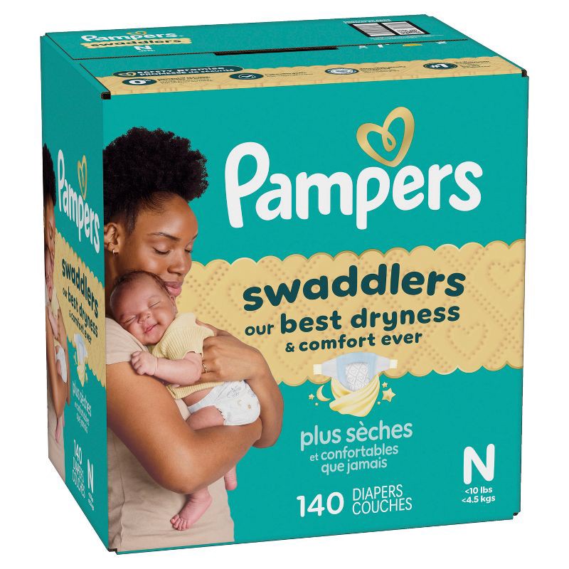 slide 16 of 16, Pampers Swaddlers Sensitive Disposable Diapers - Size 0 - 140ct, 0 x 140 ct