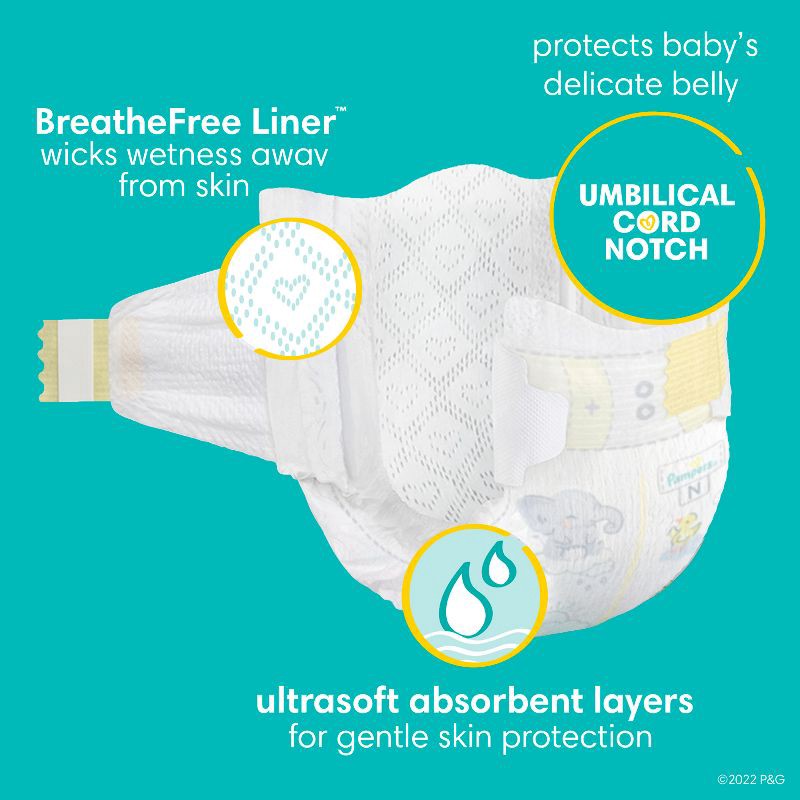 slide 6 of 14, Pampers Swaddlers Active Baby Diapers Pack - Size 0 - 140ct, 140 ct