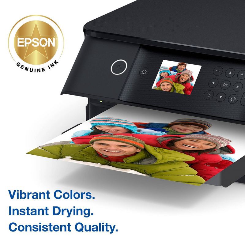slide 2 of 7, Epson 302 Black, C/M/Y 4pk Ink Cartridges - Black, Cyan, Magenta, Yellow (T302520-CP): Standard Yield, 4 Colors, 4 ct
