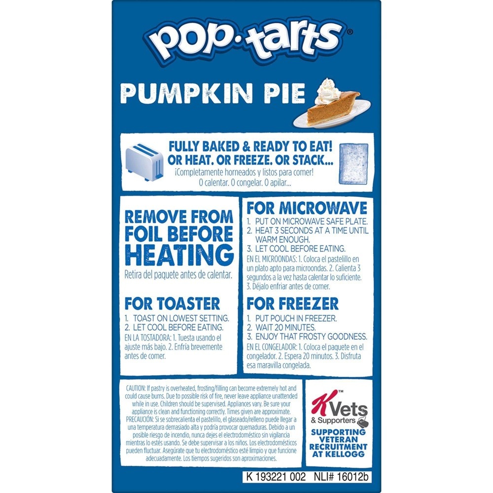 slide 5 of 7, Pop-Tarts Pumpkin Pie Toaster Pastries - Kellogg's, 12 ct