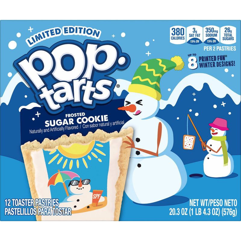 slide 6 of 7, Pop-Tarts Frosted Sugar Cookie Pastries - 12ct / 20.3oz, 12 ct; 20.3 oz