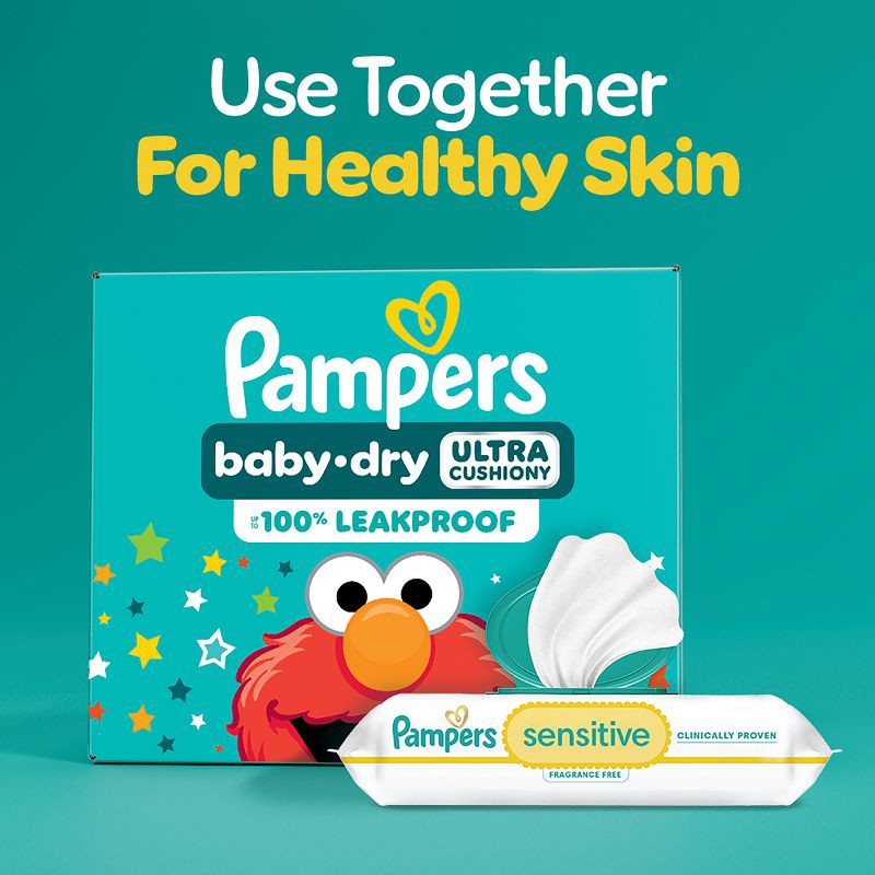 slide 11 of 16, Pampers Baby Dry Diapers Pack - Size 2 -186ct, 2 x 186 ct