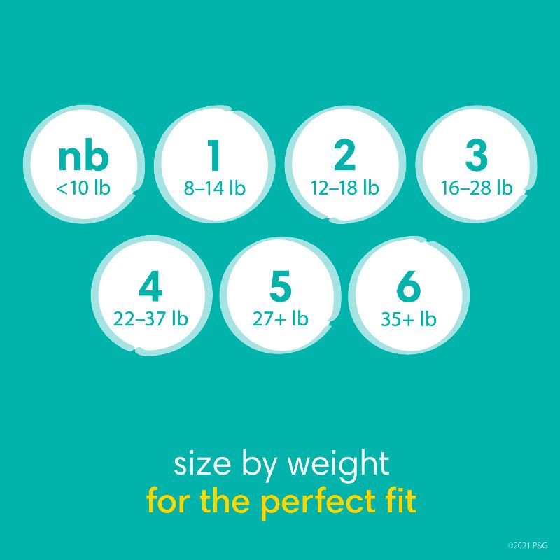 slide 6 of 9, Pampers Baby Dry Diapers Pack- Size 1 - 204ct, 204 ct