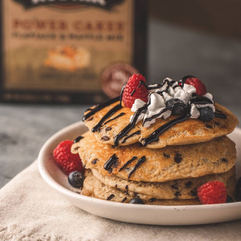 slide 2 of 8, Kodiak Cakes Kodiak Protein-Packed Flapjack & Waffle Mix Chocolate Chip - 18oz, 18 oz