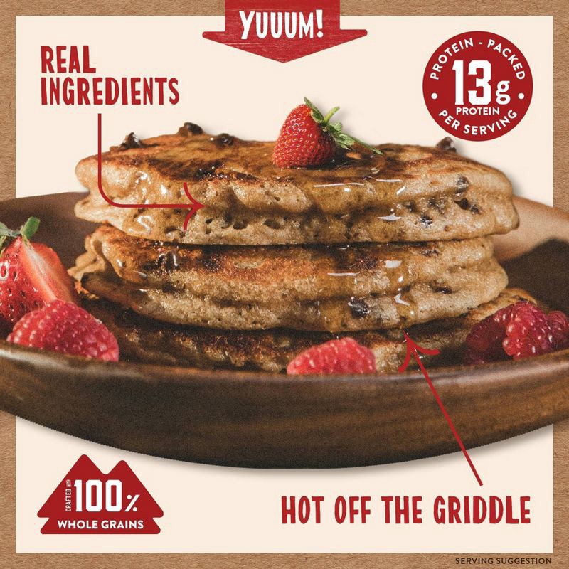 slide 5 of 7, Kodiak Cakes Protein-Packed Power Cakes Chocolate Chip Pancake and Waffle Mix - 18oz, 18 oz
