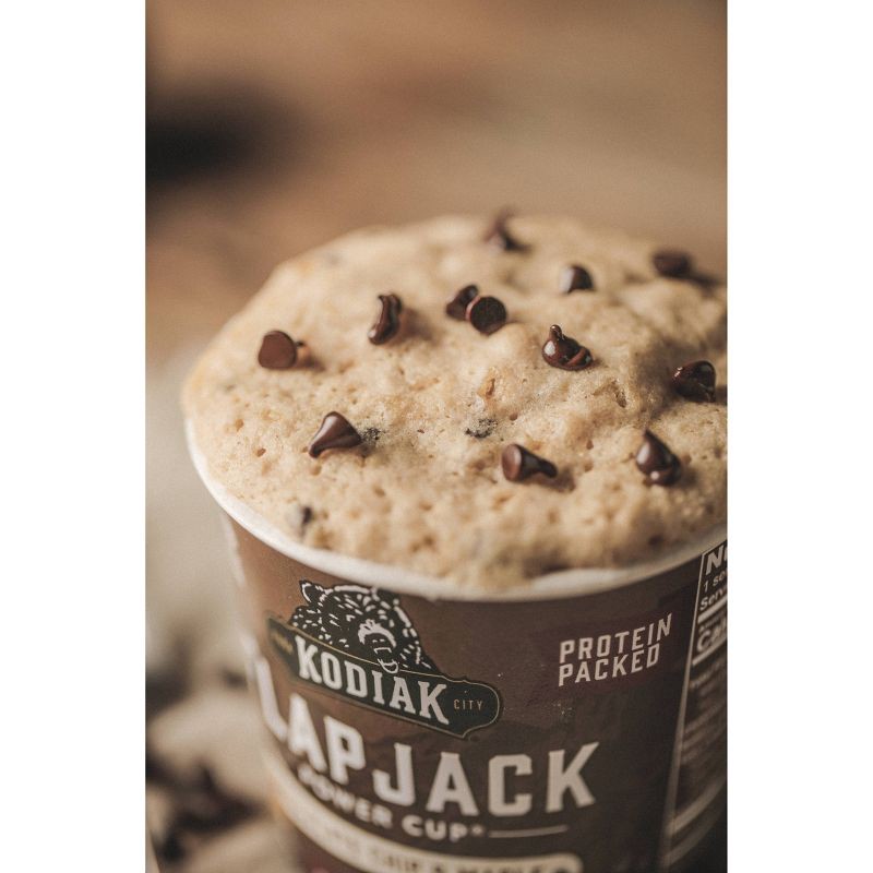 slide 2 of 6, Kodiak Cakes Protein-Packed Single-Serve Flapjack Cup Chocolate Chip & Maple - 2.29oz, 2.29 oz