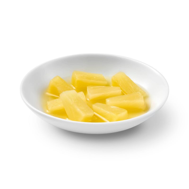 slide 3 of 3, Pineapple Tidbits in 100% Pineapple Juice 20oz - Market Pantry™, 20 oz