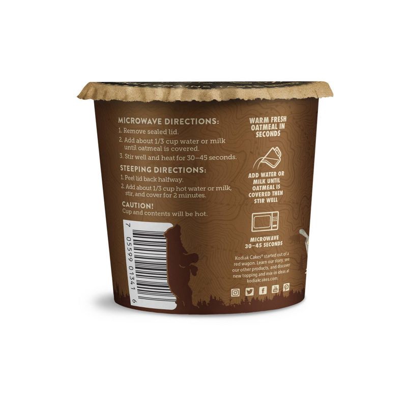 slide 2 of 5, Kodiak Cakes Protein-Packed Chocolate Chip Oatmeal in a Cup - 2.12oz, 2.12 oz