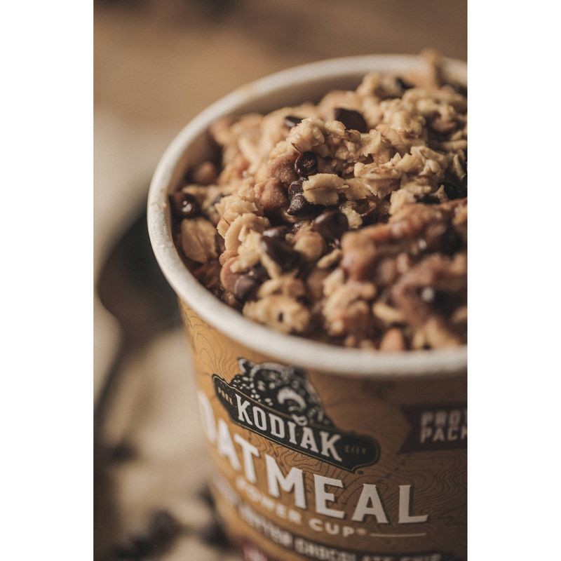 slide 2 of 6, Kodiak Cakes Protein-Packed Single-Serve Oatmeal Cup Peanut Butter Chocolate Chip - 2.12oz, 2.12 oz