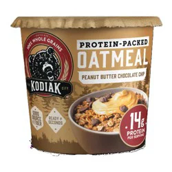 Kodiak Cakes Protein-Packed Single-Serve Oatmeal Cup Peanut Butter Chocolate Chip - 2.12oz