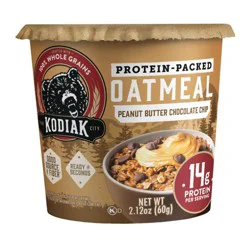 Kodiak Cakes Protein-Packed Single-Serve Oatmeal Cup Peanut Butter Chocolate Chip - 2.12oz