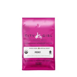 City Girl Coffee Co. City Girl Coffee Organic Peru Café Femenino Medium Roast Whole Bean Coffee - 12oz