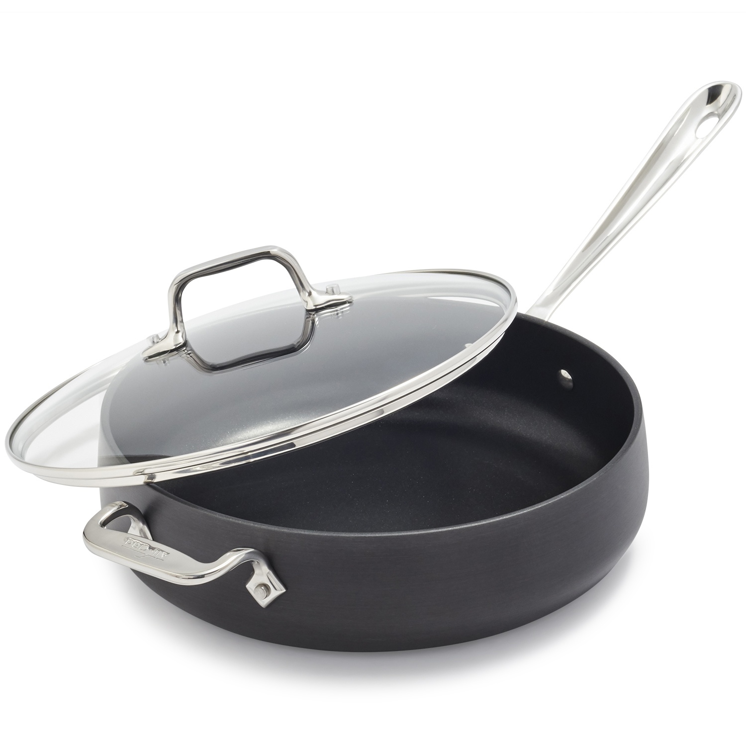 slide 1 of 1, All-Clad HA1 Nonstick Covered Saut Pan, 1 ct