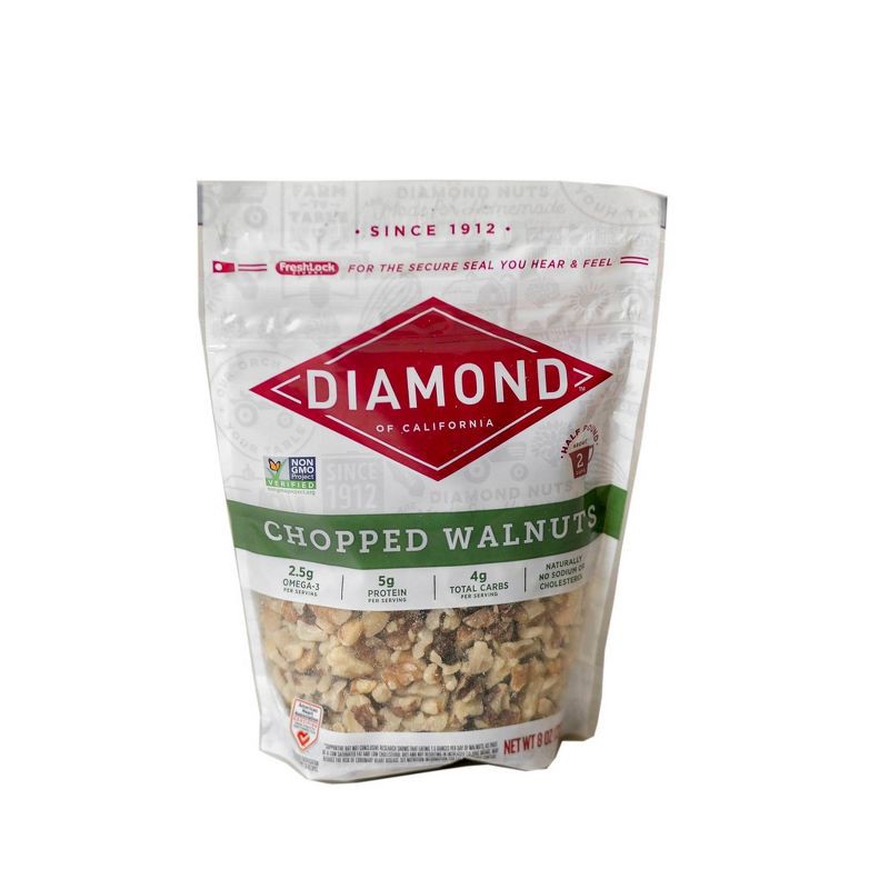 slide 1 of 1, Diamond of California Chopped Walnuts - 8oz, 8 oz