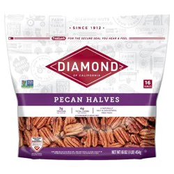 Diamond of California Pecan Halves - 16oz