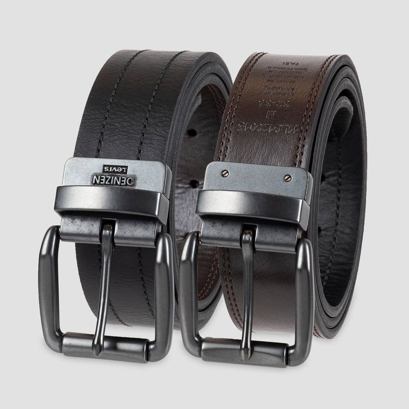 slide 3 of 5, DENIZEN from Levi's DENIZEN® from Levi's® Men's Reversible Casual Belt - Black XL, 1 ct