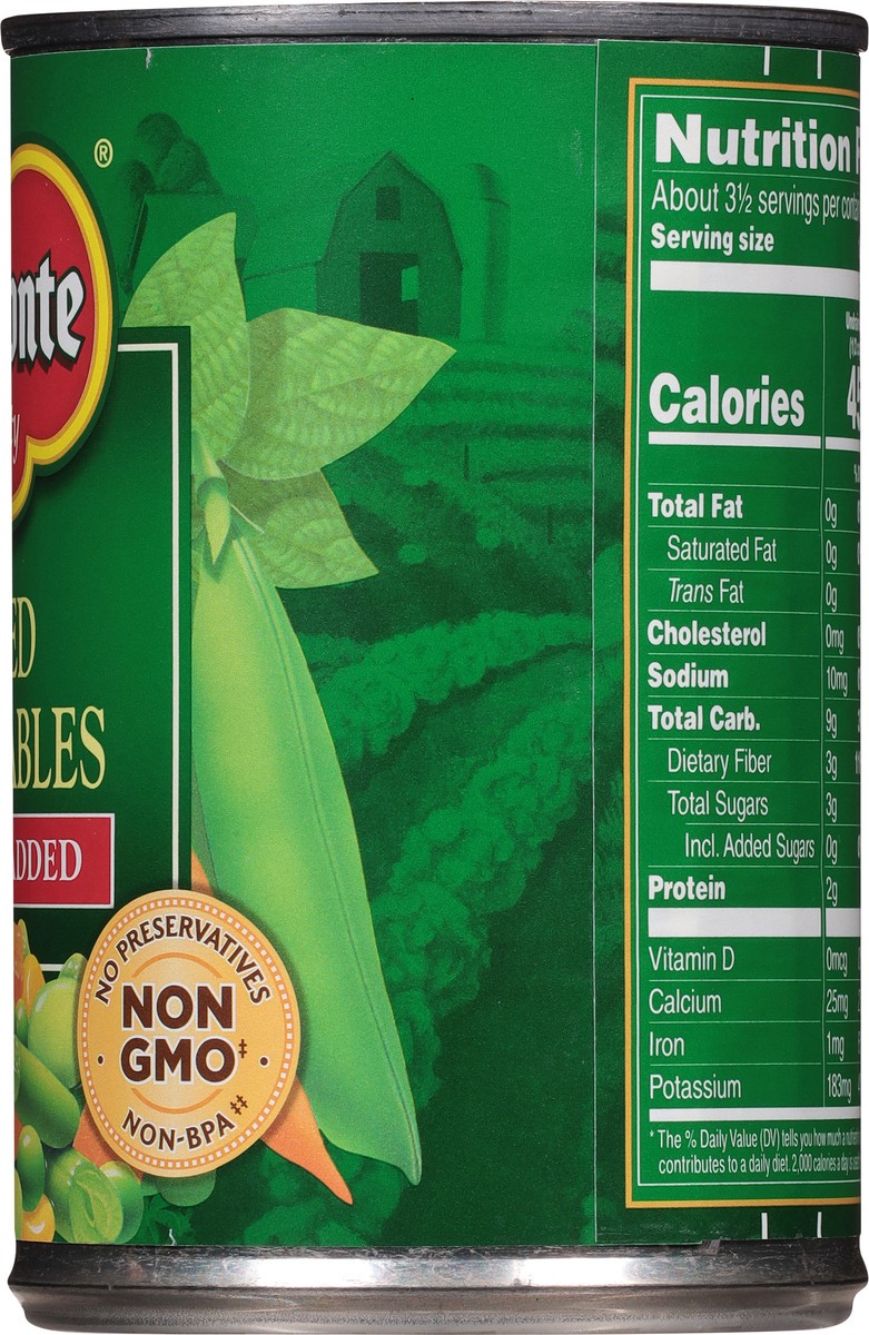 slide 8 of 9, Del Monte Mixed Vegetables No Salt Added, 